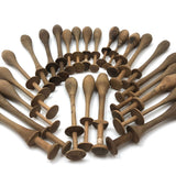 Antique Lacemaking Spools with Cards and Bobbins