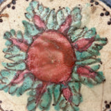 Stunning Old Presumed Persian Plate in Brilliant Color (with Many Watching Eyes!)