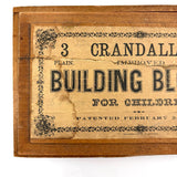 Crandall's Improved Building Blocks for Children No. 3, 1867, Interlocking Pieces, Complete Set