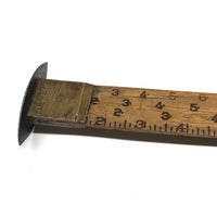 Old Lufkin Wood and Brass 36 Inch Logging Rule