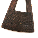 Early (1600-1700s) Carved Navigational Sextant Component with Angles and Monogram