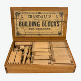 Crandall's Improved Building Blocks for Children No. 3, 1867, Interlocking Pieces, Complete Set