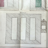 NYC Train Conductor Ezra Myers'  1881  Manuscript Notebook Diagramming Elevated "WO" Train Signals, Switches, etc.