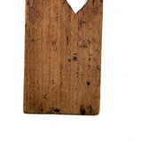 SOLD Heart in Corner, Wonderful 19th Drafting/Carpenter's Square with Cutout and Rich Patina