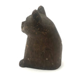 Super Folky 1930s Carved Cat