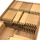 Crandall's Improved Building Blocks for Children No. 3, 1867, Interlocking Pieces, Complete Set