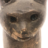 Super Folky 1930s Carved Cat
