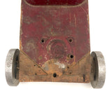 Character-full and Indestructible Old Homemade, Hand-painted Wooden Truck