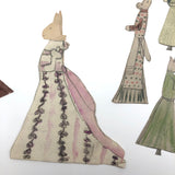 Extensive Set of Marvelous Handmade Rabbit Paper Dolls with Many Many Outfits!