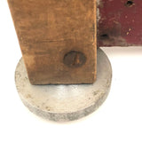 Character-full and Indestructible Old Homemade, Hand-painted Wooden Truck