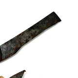 Beautiful Pair of 19th Century Inuit Caribou Bone and Iron Knives