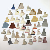 Extensive Set of Marvelous Handmade Rabbit Paper Dolls with Many Many Outfits!