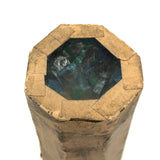 Charming and Very Homemade Old Kaleidoscope with Brown Papered Exterior