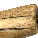 Beautiful Pair of 19th Century Inuit Caribou Bone and Iron Knives