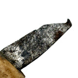 Beautiful Pair of 19th Century Inuit Caribou Bone and Iron Knives