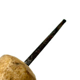 Beautiful Pair of 19th Century Inuit Caribou Bone and Iron Knives