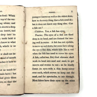 C. Mid 19th Century Natural History Catechism Book with Wonderful Hand-colored Engravings