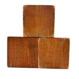 Three Late 19th C. Milton Bradley Froebel Kindergarten Gifts (Blocks) Boxes (Empty, As Found)