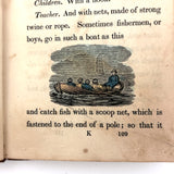 C. Mid 19th Century Natural History Catechism Book with Wonderful Hand-colored Engravings