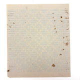 (Like Mint Chocolate Chip), Crisp, Unmounted Antique Froebel Kindergarten Paper Weaving