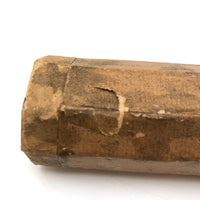 Charming and Very Homemade Old Kaleidoscope with Brown Papered Exterior