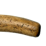 Beautiful Pair of 19th Century Inuit Caribou Bone and Iron Knives