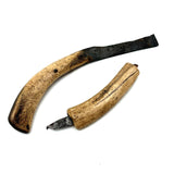Beautiful Pair of 19th Century Inuit Caribou Bone and Iron Knives