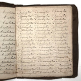 Charming Demonstrations and Lamentations: Earlyish Century Penmanship Practice Notebook