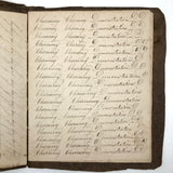 Charming Demonstrations and Lamentations: Earlyish Century Penmanship Practice Notebook