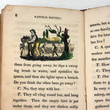C. Mid 19th Century Natural History Catechism Book with Wonderful Hand-colored Engravings