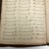 Charming Demonstrations and Lamentations: Earlyish Century Penmanship Practice Notebook