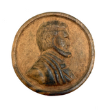 Old Carved (Oversized, and Timely) Folk Art Double-sided Lincoln Penny