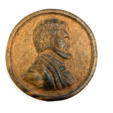 Old Carved (Oversized, and Timely) Folk Art Double-sided Lincoln Penny