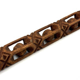 One Ball After Another, 24 Inch Tall Intricately Carved Old Carved Folk Art Whimsy with Custom Stand