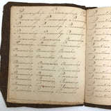 Charming Demonstrations and Lamentations: Earlyish Century Penmanship Practice Notebook