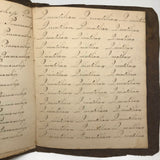 Charming Demonstrations and Lamentations: Earlyish Century Penmanship Practice Notebook