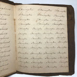 Charming Demonstrations and Lamentations: Earlyish Century Penmanship Practice Notebook