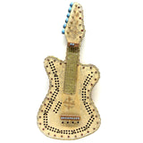 Ridiculous But Fantastic Almost Full Scale Folk Art Guitar Cribbage Board