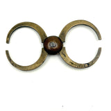 Satisfying Antique Brass and Copper Watchmaker's 3 Inch Double Calipers