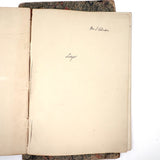 Pair of Very Lovely 19th Century Hand-marbled Ledgers, One with Alphabet Tabs, One Largely Blank