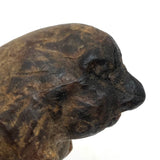 Hugely Empathetic Antique Beeswax Creature (Boar?) for Waxing Thread