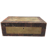 Satisfying 19th C. Painted Documents Box