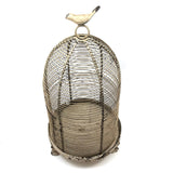 Charming Old Dome Shaped Wirework Birdcage