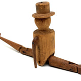 Sweet Old Jig Figure in Hat with Very Short Arms and Very Long Legs