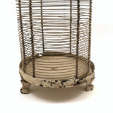 Charming Old Dome Shaped Wirework Birdcage