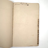 Pair of Very Lovely 19th Century Hand-marbled Ledgers, One with Alphabet Tabs, One Largely Blank