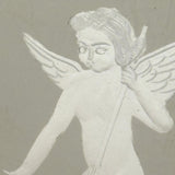 Wings and Strings, Striking Art Deco Etched and Gilded Cigarette Case