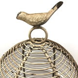Charming Old Dome Shaped Wirework Birdcage
