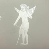 Wings and Strings, Striking Art Deco Etched and Gilded Cigarette Case