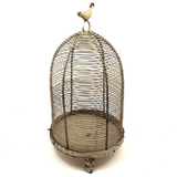 Charming Old Dome Shaped Wirework Birdcage